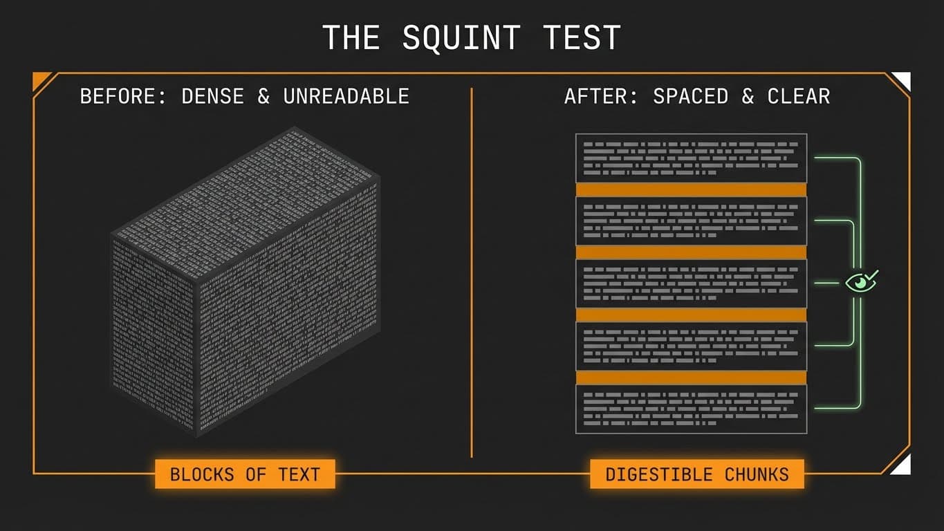 The Squint Test: How I fix Code that looks like a Grey Brick