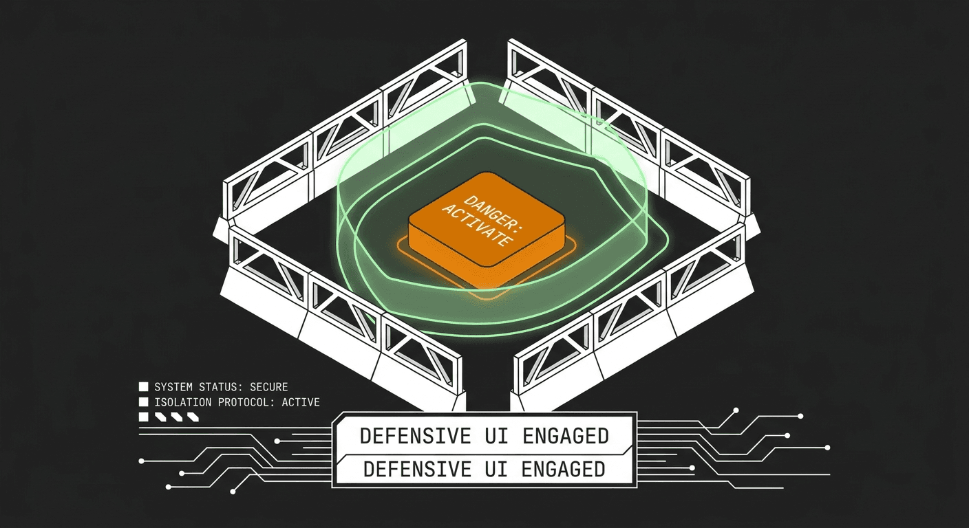 How Defensive UI Design Prevents Production Outages