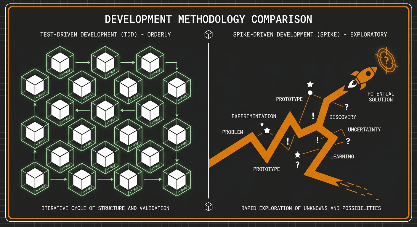 TDD vs. Spike-Driven Development: When to Test First