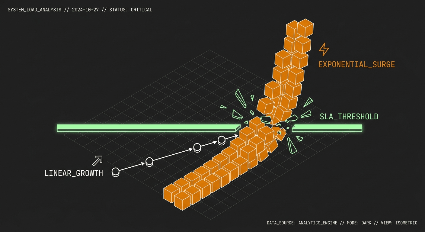 Why Exponential Math Breaks Software Scaling