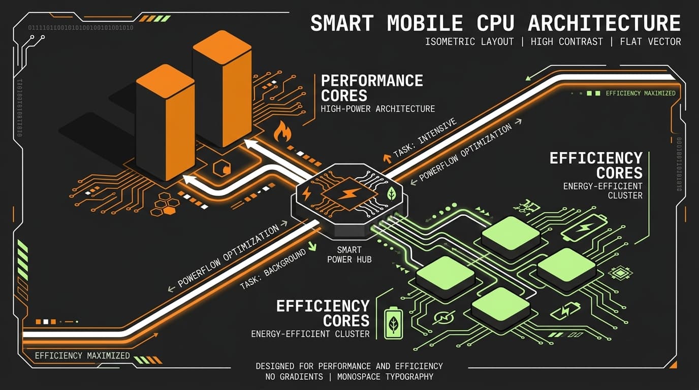 Why Mobile CPUs Have Performance & Efficiency Cores