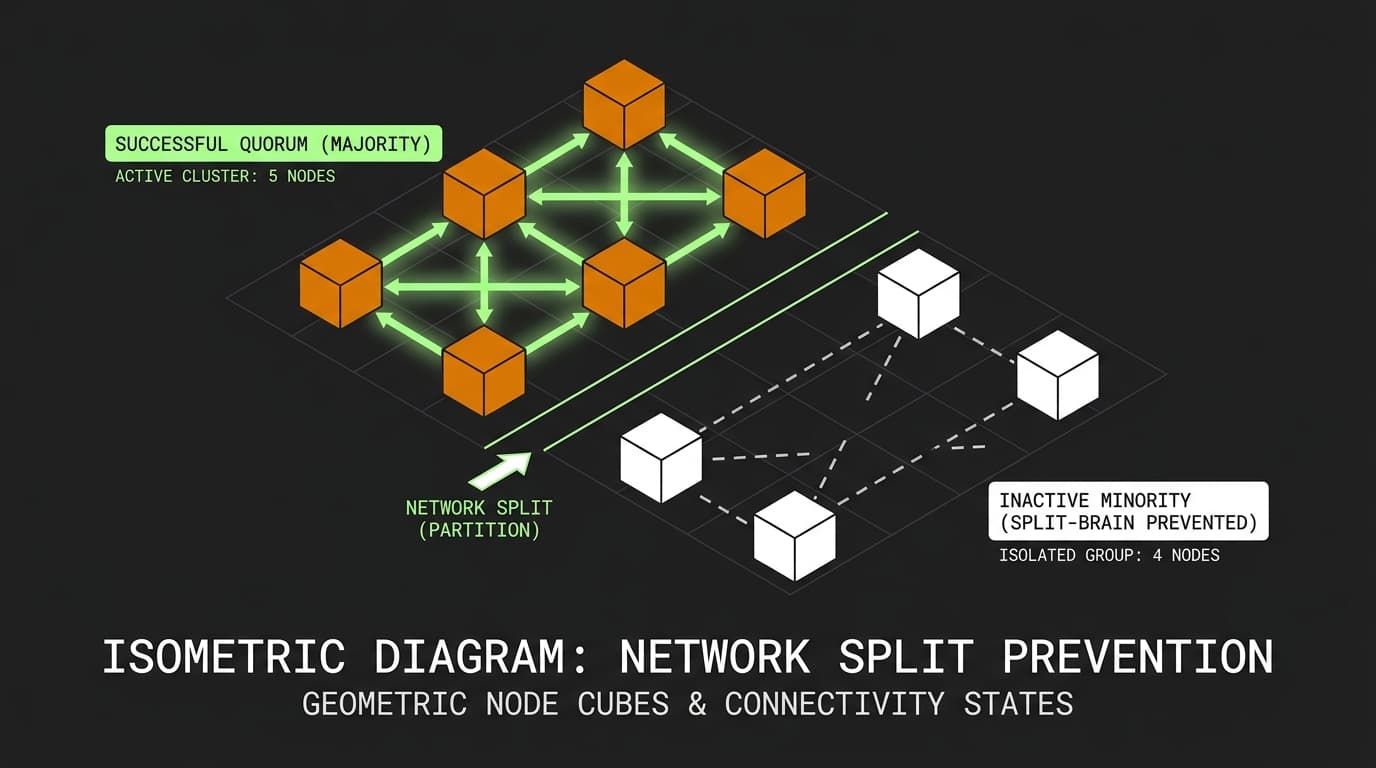 How Quorum Prevents Split-Brain in Distributed Systems