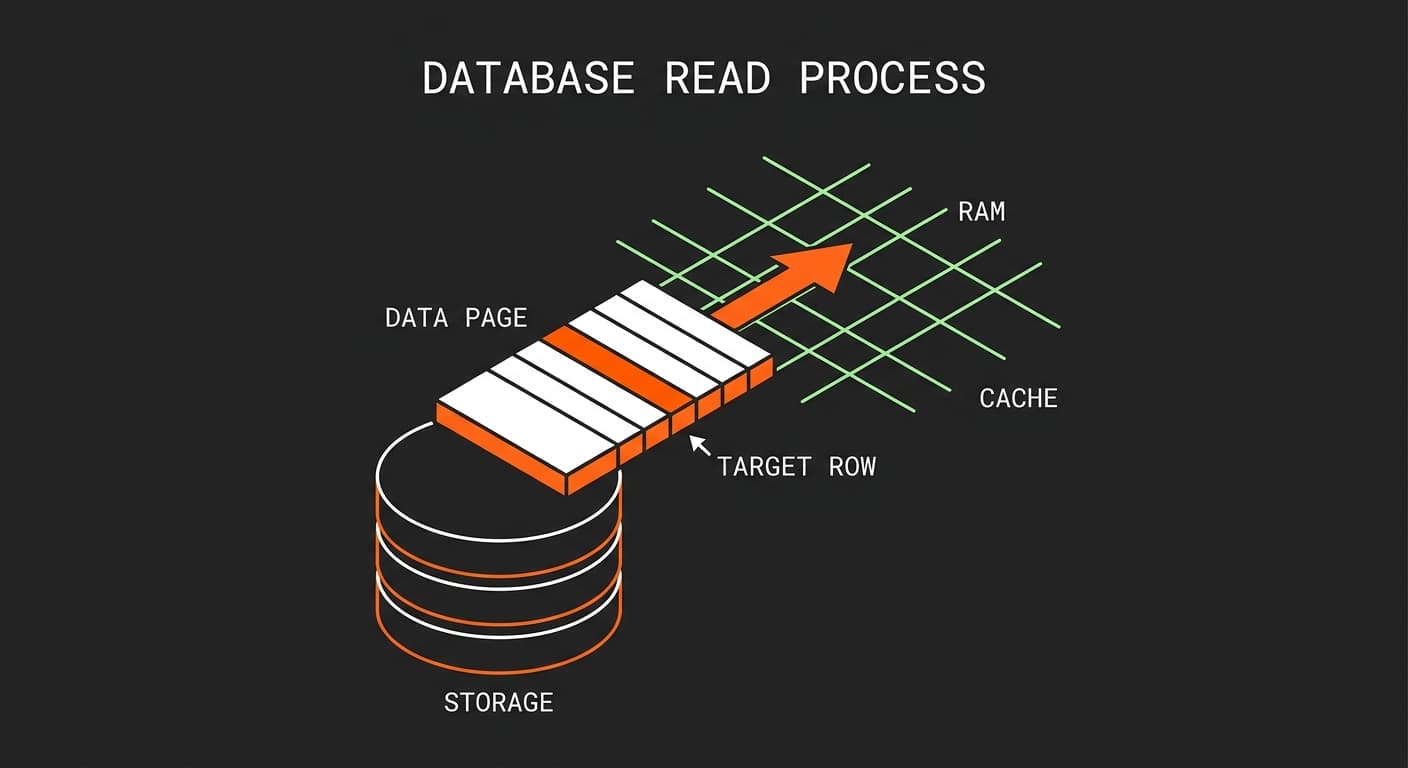 How Database Reads Work: Pages, Buffer Pools, and Disk